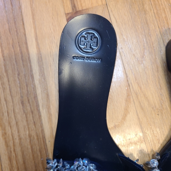 Tory Burch beaded heeled sandals leather - Picture 4 of 7